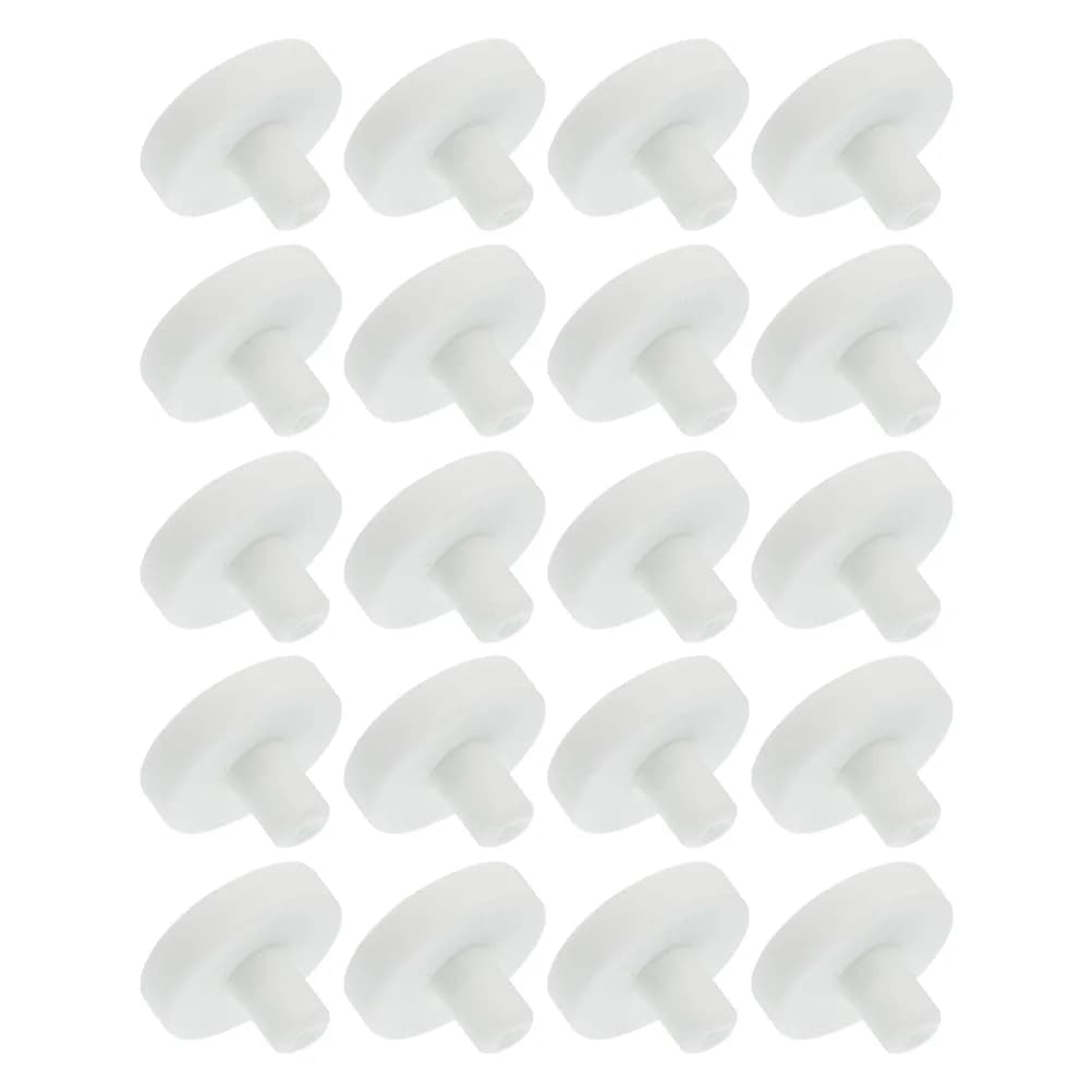 20 Pcs Fish Tank Coral Base Decoration Nurture Supplies Frag Plug Reproduction Ceramics Aquarium Support Coral Plug Fish Tank