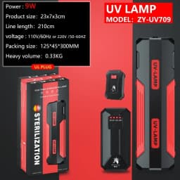 110V 220V New Fish Tank Aquarium Built-in Germicidal Lamp Back Light Leakage UV Lamp Life Amphibious Dual-Use Lamp Disassembled