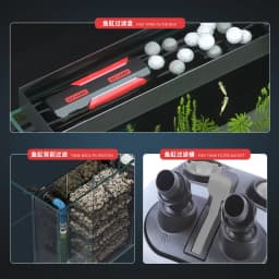 110V 220V New Fish Tank Aquarium Built-in Germicidal Lamp Back Light Leakage UV Lamp Life Amphibious Dual-Use Lamp Disassembled
