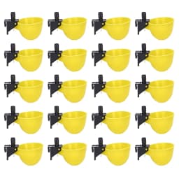 5/10/20Pcs Automatic Poultry Bird Chicken Water Drinker Bowl Poultry Chicken Drinking Bowl 9.5mm Diameter Poultry Waterer Tools