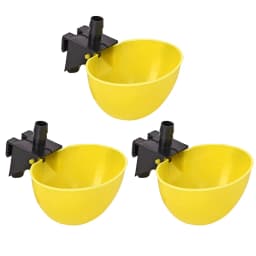 5/10/20Pcs Automatic Poultry Bird Chicken Water Drinker Bowl Poultry Chicken Drinking Bowl 9.5mm Diameter Poultry Waterer Tools