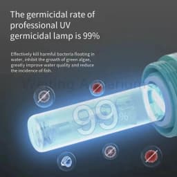 Fish tank UV disinfection lamp fish pond diving sterilization lamp algae removal lamp fish tank external aquarium accessories