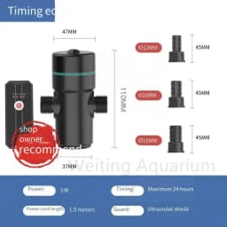 Fish tank UV disinfection lamp fish pond diving sterilization lamp algae removal lamp fish tank external aquarium accessories