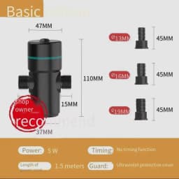 Fish tank UV disinfection lamp fish pond diving sterilization lamp algae removal lamp fish tank external aquarium accessories