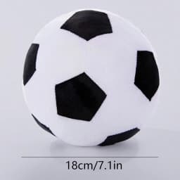 1 Football Random Color Pet Plush Toy for Dogs and Cats to Interact and Play