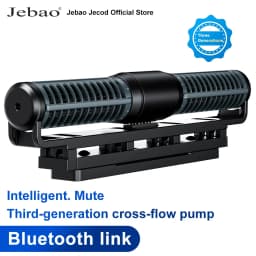 Jebao Jecod New DCW Series Bluetooth Cross-flow Pump Aquarium Fish Tank Circulating Flow Pump App Control DC Water Pump