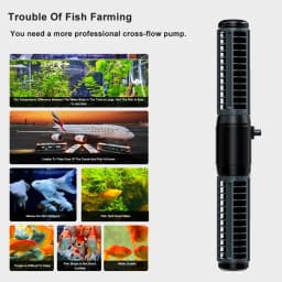 Jebao Jecod New DCW Series Bluetooth Cross-flow Pump Aquarium Fish Tank Circulating Flow Pump App Control DC Water Pump