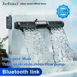 Jebao Jecod New DCW Series Bluetooth Cross-flow Pump Aquarium Fish Tank Circulating Flow Pump App Control DC Water Pump