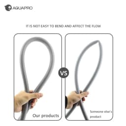 AQUAPRO Aquarium Fish Tank PVC Water Pipe Water Exchange Soft Pipe Corrosion Resistant Water Pump Filter Bucket Pipe 3m Acuario