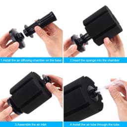 3 Sizes Fish Tank Air Pump Skimmer Aquarium Fish Filter Accessories Practical Aquarium Biochemical Sponge Filter FA011