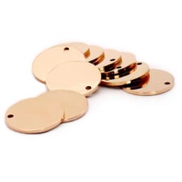 Wholesale 10PCS Stainless Steel Round Dog ID Tag Blank Pendants For Necklaces Custom DIY Jewelry Making Keychain Dog Tag
