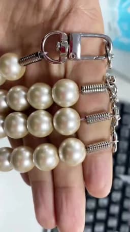 Dog Pearl Collars for Large Dogs Cats Pet Necklace Jewelry Chihuahua Yorkie Girl Clothing Dress Costume Accessories Wire Rope