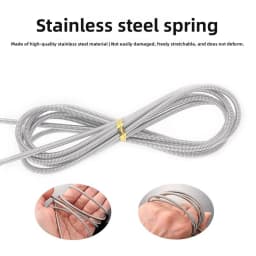Nylon Wire Stainless Steel Spring Brush Fish Tank Filter Cleaning Brush Aquarium Drain Pipe Cleaning Pipe Brush Accessories Pet