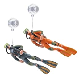 Aquarium Diver Decoration Floating Resin Divers Hand Coloring Small Accessories Suitable for All Kinds of Fish Drop Shipping