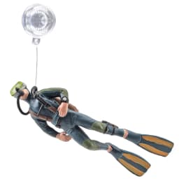 Aquarium Diver Decoration Floating Resin Divers Hand Coloring Small Accessories Suitable for All Kinds of Fish Drop Shipping
