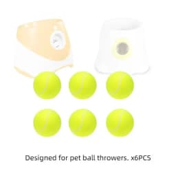Tennis Balls for Dogs, 2-Inch Size, Compatible with Most Automatic Ball Launchers Idea for Small Dogs(12 Balls Only)