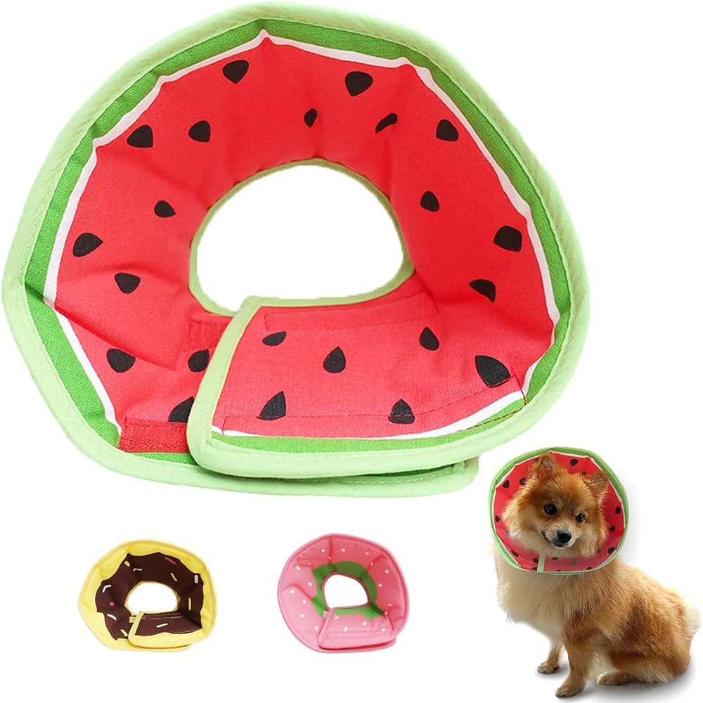 Lightweight Dog Elizabethan Collar Adjustable Soft Cones for Small Medium Dogs Cats to After Surgery Recovery Stop Licking