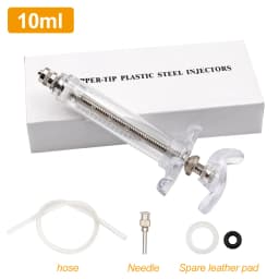 10/20/30/50ML Adjustable Parrot Feeding Syringe Needle And Hose Baby Bird Feeding Hand-raised Breast Feeder Bird Supplies