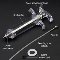 10/20/30/50ML Adjustable Parrot Feeding Syringe Needle And Hose Baby Bird Feeding Hand-raised Breast Feeder Bird Supplies