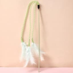 Cat Toy Self Hi Feather Toys for Cats Playing Stick Bite Resistant Cat Toys Interactive Funny Cats Toy with Bell Pet Products