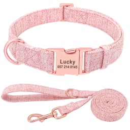 Personalized Dog Collar Custom Nylon Dog Collar Engraved Name ID Adjustable For Small Medium Large Dog Chihuahua Pitbull