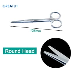 1pcs Orthopedic Surgical Scissors Straight Scissors Stainless Steel Orthopedic Veterinary Instrument Round/Point Head pet