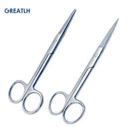 1pcs Orthopedic Surgical Scissors Straight Scissors Stainless Steel Orthopedic Veterinary Instrument Round/Point Head pet