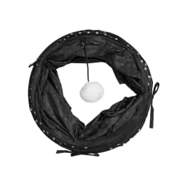 CAWAYI KENNEL Pet Cat Tunnel S-shape Collapsible Hole Indoor Outdoor Tube Kitty Tunnel Cat Pet Toy Space-Saving Cat Training Toy