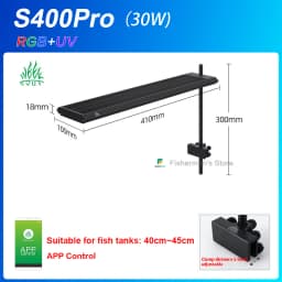 WEEK AQUA S Series S300 400 450Pro ,Aquarium Light Water Grass And Fish Tank Lamp Sentiment Small Clip Lamp