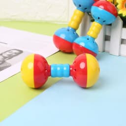 Bird Colorful Plastics Interactive Dual Balls Parrot Toy for African Greys Cockatoo Small Medium Parrots Y5GB