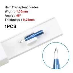 Hair Implant Pen Tool Sapphire Blade Double Edged Blade Sapphire Hair Implant Blade Hair Transplant Implanter Pen