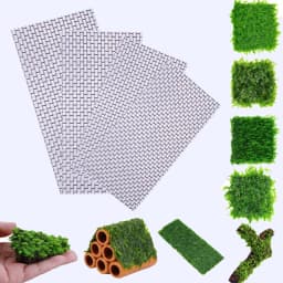 Aquarium Stainless Steel Wire Mesh Pad Aquatic Moss Plants Fixing Holder Landscaping Fish Tank Decoration Aquatic Accessories