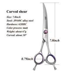 Fenice 7.0/8.0inch Professional Dog Grooming Scissors Thinning Chunker Shears JP440C Pets Dogs Groomer Tools