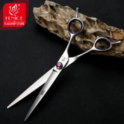 Fenice 7.0/8.0inch Professional Dog Grooming Scissors Thinning Chunker Shears JP440C Pets Dogs Groomer Tools