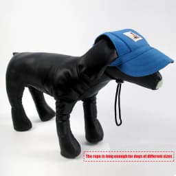 Dog Hat Summer Sunbonnet Dog Canvas Hat Adjustable Dog Baseball Hat Puppy Sports Sunscreen Windproof Cap Pet Supplies