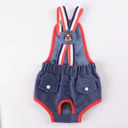 Denim French Bulldog Pet Physiological Pants Dot Female Dog Safety Sanitary Panties for Small Medium Dogs Cats Mascotas Shorts