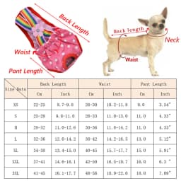 Denim French Bulldog Pet Physiological Pants Dot Female Dog Safety Sanitary Panties for Small Medium Dogs Cats Mascotas Shorts
