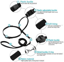 Adjustable Nylon Dog Pet Dog Padded Head Collar Gentle Halter Leash Leader Stop Pulling Training Muzzle Tools dog accessories