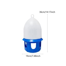 Bird Water Drinker Pigeon Water Dispenser Feeder Bird Cage Accessories Large Capacity Bird Cage Accessories with Hanging Handle