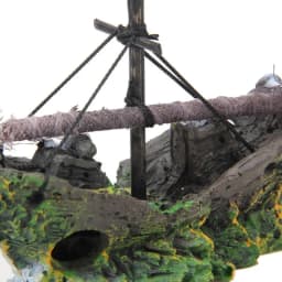 Aquarium Fish Tank Decorations Landscape Pirate Ship Wreck Ship Vintage Resin Design Boat Aquarium Accessories Home Decorations