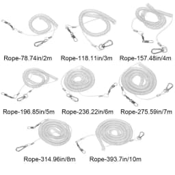 Parrot Bird Flying Training Leash Ultra-light Flexible Rope Anti-bite Leg Ring Harness Outdoor Macaw Cockatiel Starling