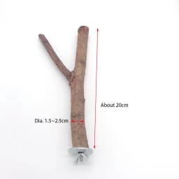 Natural Wood Pet Parrot Raw Wood Fork Tree Branch Stand Rack Squirrel Bird Hamster Branch Perches Chew Bite Toys Stick