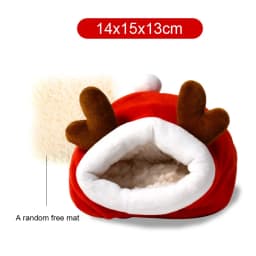 Hamster Supplies Cotton Nest Pet Rat Hammock Hedgehog Squirrel Soft Warm Insulated Winter Cottage Small Pet Sleeping Bed