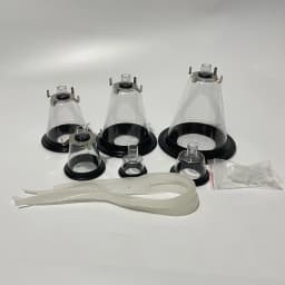Nebulized oxygen mask for pet, animal respiratory mask for cat and dog
