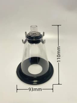Nebulized oxygen mask for pet, animal respiratory mask for cat and dog