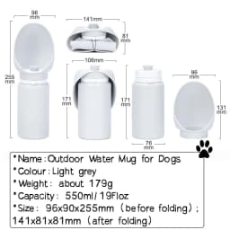 Creative Foldable Pets Water Feeding Bottle Portable Walking Dog Cat Silica Gel Mug Drinking Feeder Dispenser Cup Pet Supplies