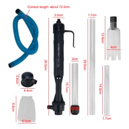 Aquarium Fish Tank Pipe Gravel Cleaner Tool Changing Water Filters Tools Waste Remover Electric Water Change Pump Vacuum