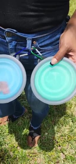 Foldable Silicone Dog Food Water Basin with Bowl Lips for Pets Outdoor Travel,Portable with Hooks for Pet Supplies, Feeding Bowl