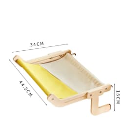 Cat bed, bedside, cat hammock, hanging cat nest, hanging nest, window sill, hammock, cat frame, window, balcony, pet supplies