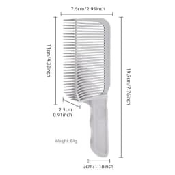 Barber Fade Combs Hair Cutting Positioning Comb Clipper Men Flat Top Hair Comb for Novice Barber Pet Styling Tool